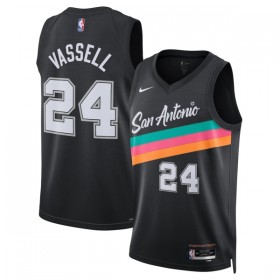 Dres San Antonio Spurs Devin Vassell Nike 2025-26 City Edition Crno Swingman